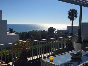Lejlighed med havudsigt til salg i Sitges