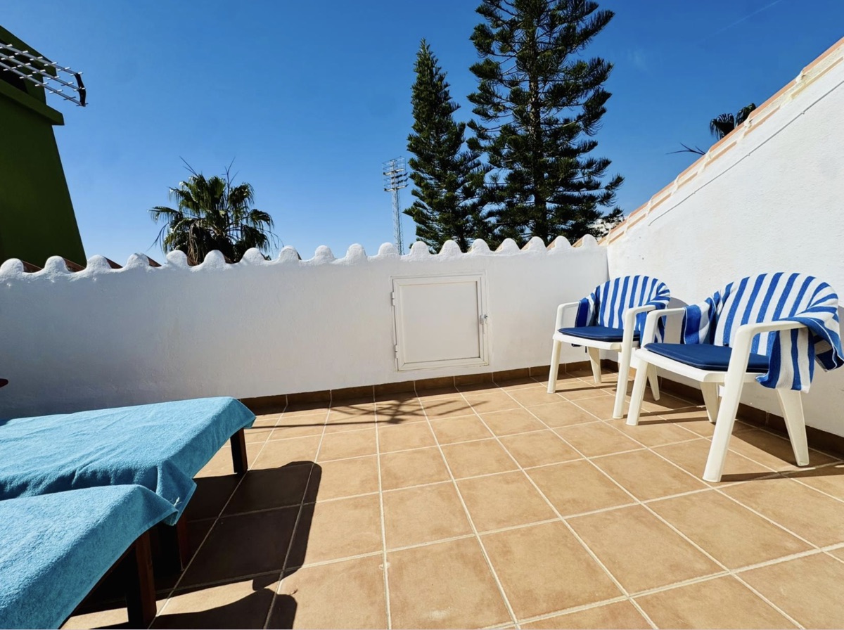 Utsikt från duplex terrass Nerja Las Rosas