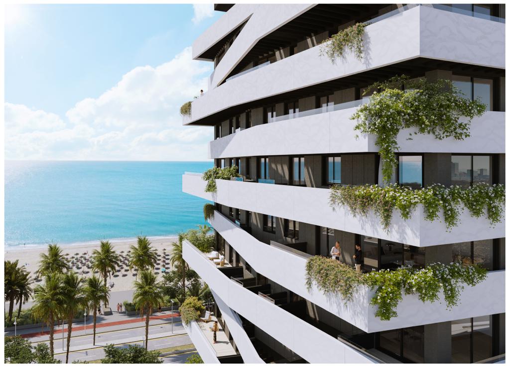 Nyproduktion i Malaga – nya lägenheter till salu bredvid Malaga Towers first line