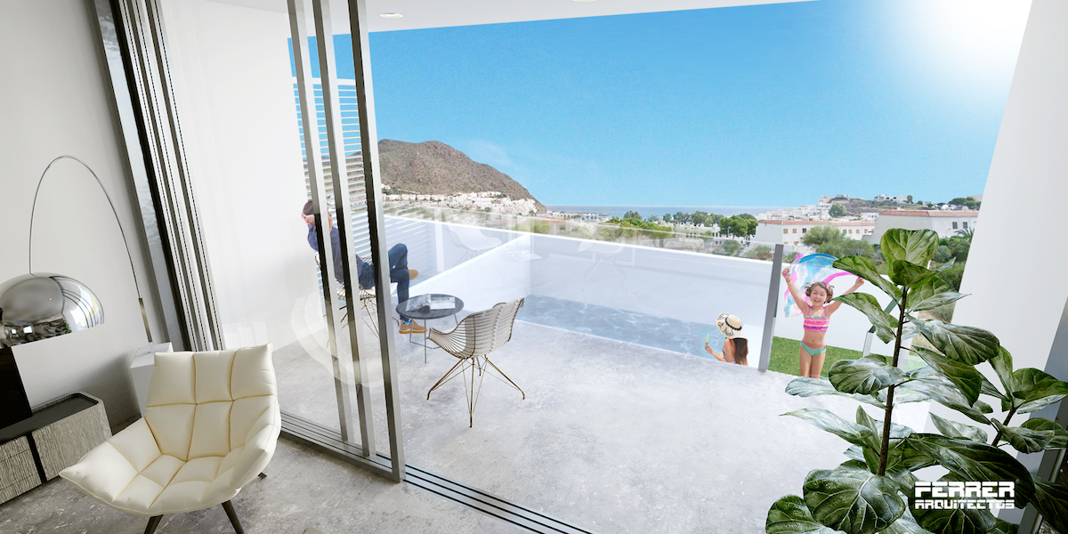Nouvelle construction Almería - nouvelles maisons jumelées à vendre à bon prix à San Jose