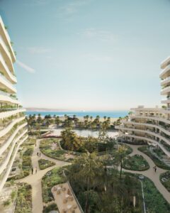 Nový development v Malaze - nové byty na prodej vedle Malaga Towers první linie - Térmica